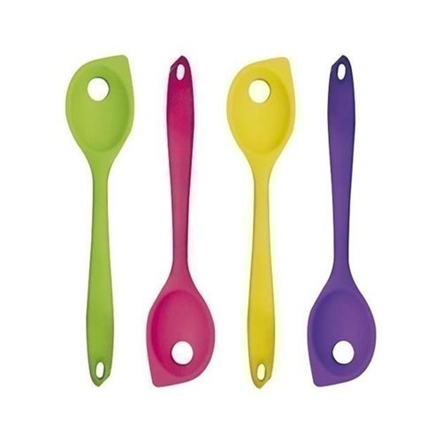 CUCHARA PERFORADA IMF SILICONA FLUOR COLORES SURT